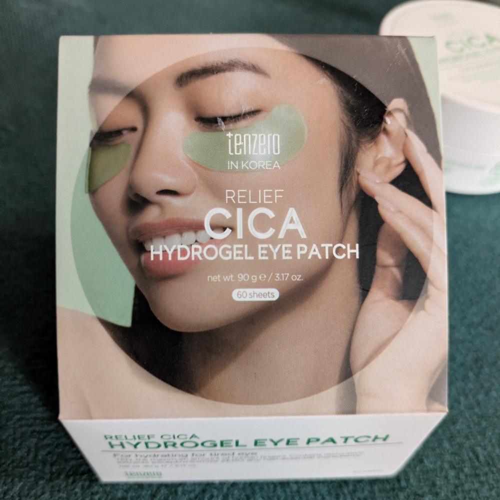 🌸 Tenzero Cica Hydrogel Eye Patches 60 Sheets NIB K-Beauty - Picture 2 of 12